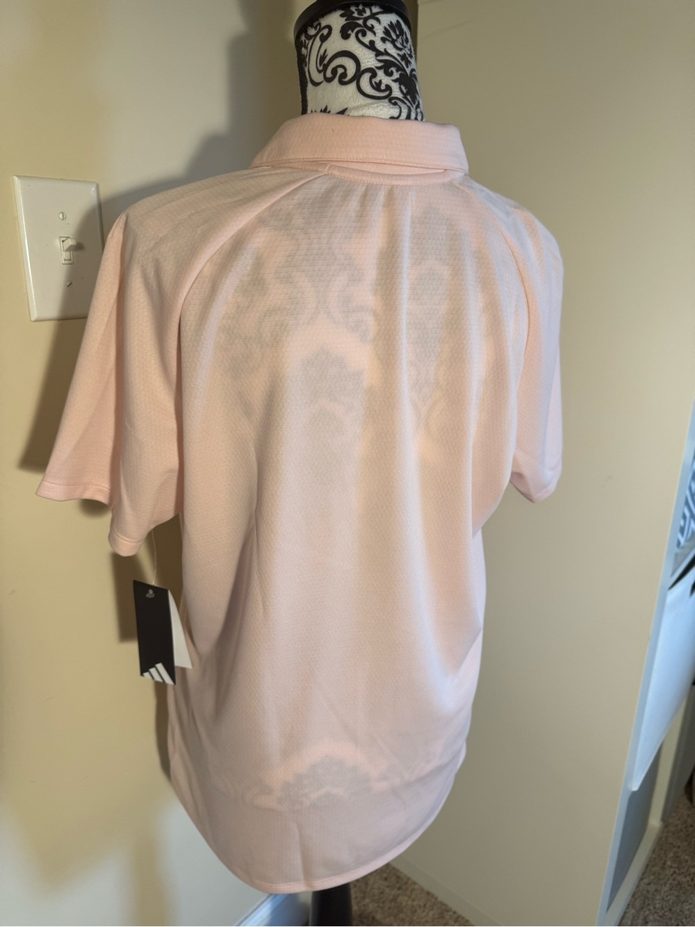 🥳Adidas Light Pink Polo Top NWT - Picture 5 of 5